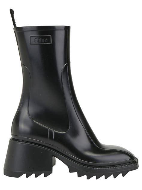 chloe rubber boots|chloe platform boots.